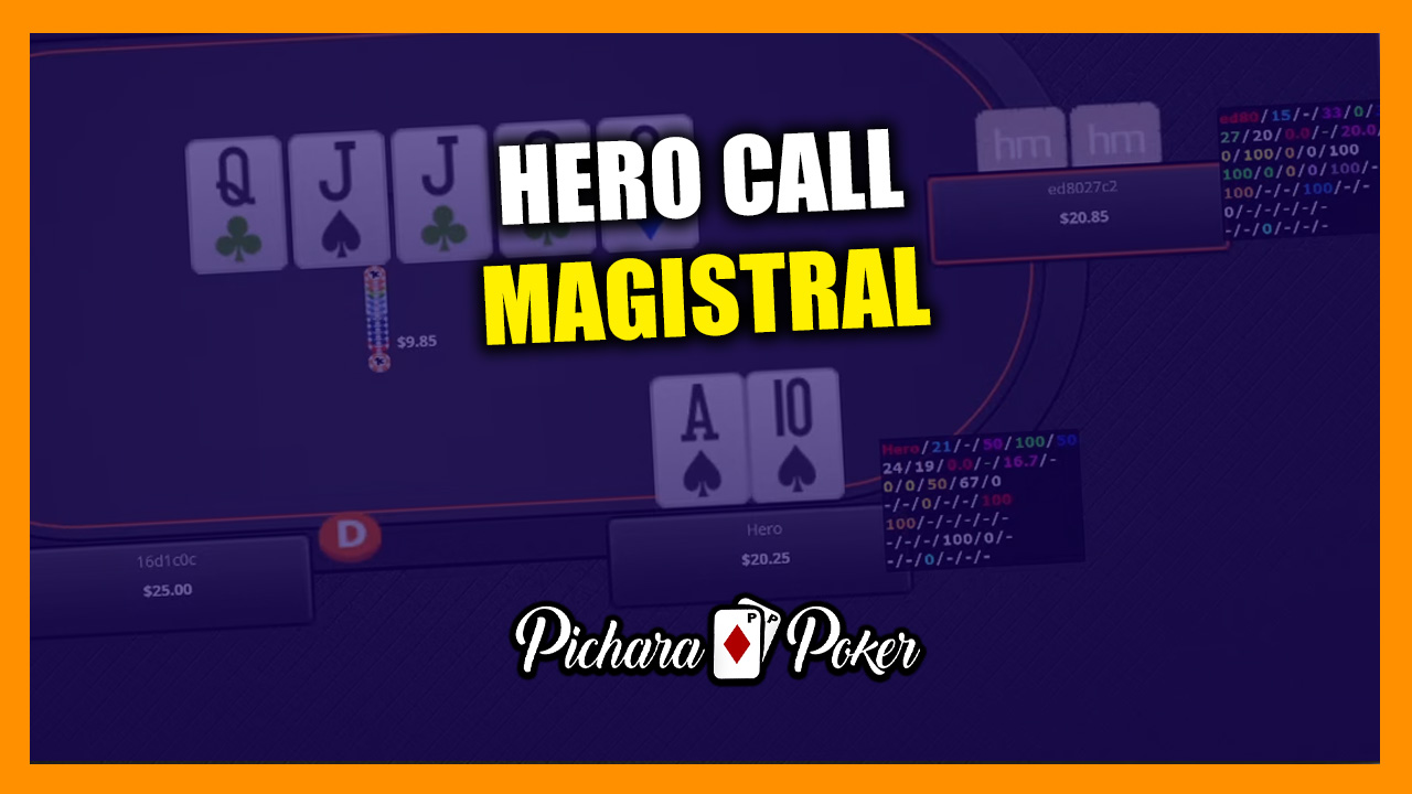  CALL con As High en el RIVER – HERO CALL MAGISTRAL | Poker Análisis