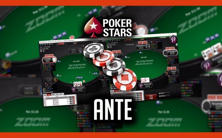  Explicación de mesas con «ANTE», el nuevo cambio en Pokerstars Zoom.