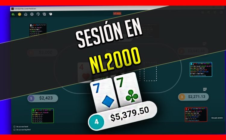  🔥 SESIÓN EN NL2000 HIGH STAKES POKER 🔥 | COACH FABIÁN PICHARA
