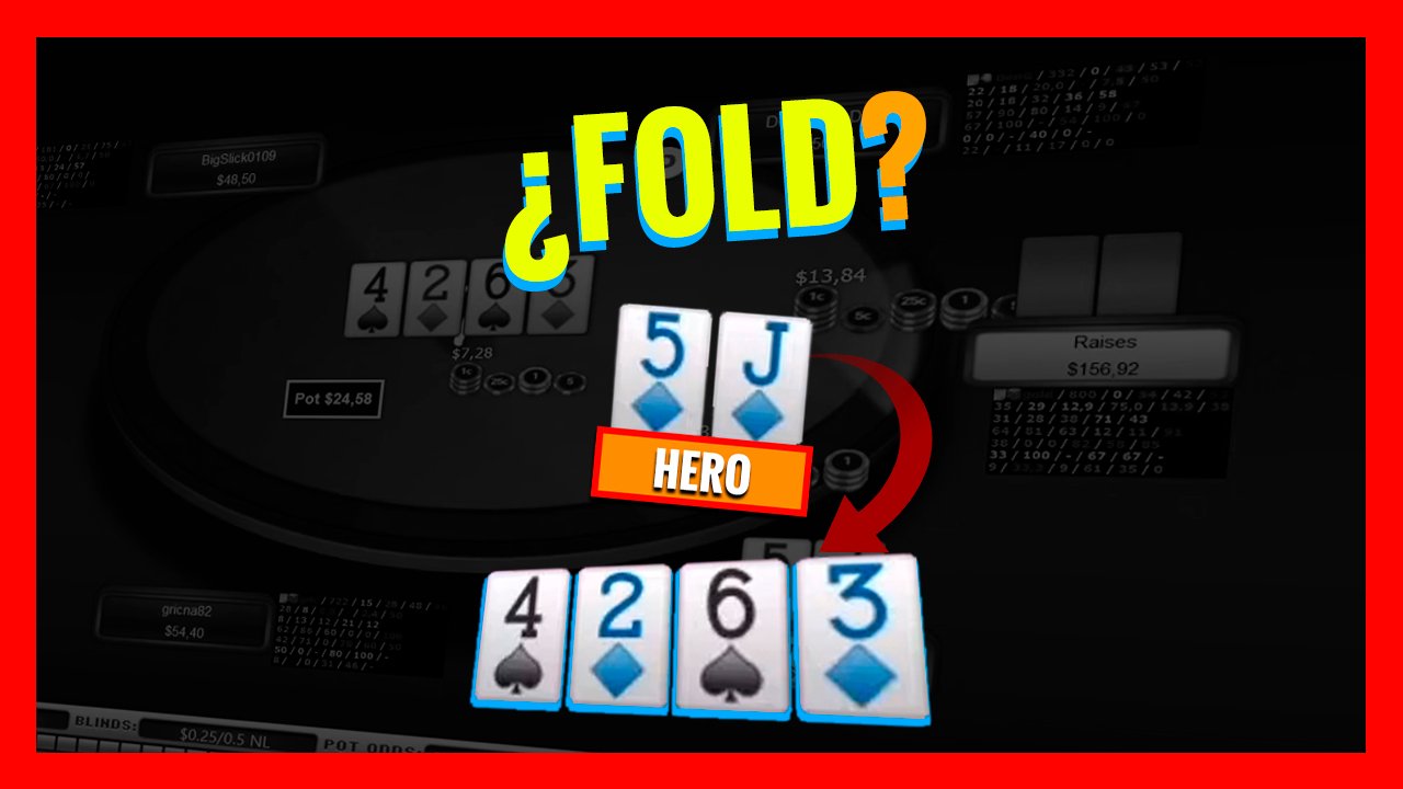 FOLDEAR ESCALERA EN EL POKER