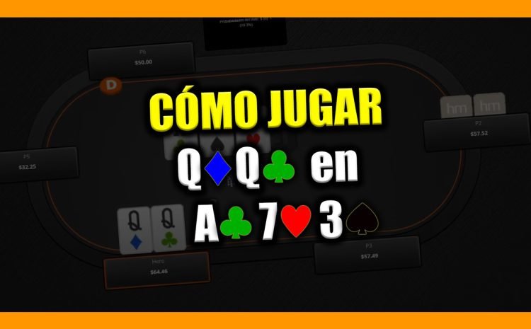  Cómo jugar PAR DE DAMAS en un FLOP con As | POKER